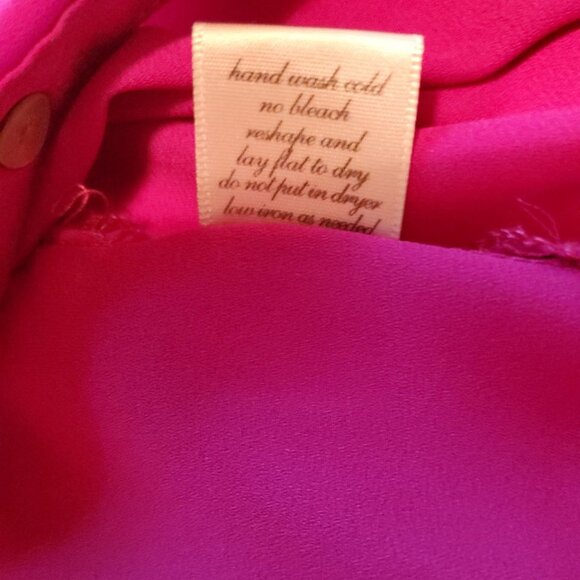 Pixi + Ivy Button-Down Purple Blouse. Size S - Picture 7 of 9